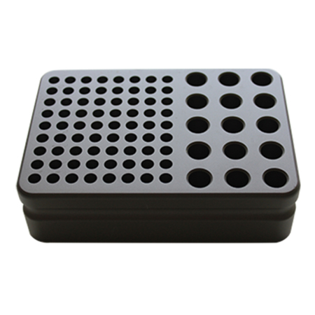 Штатив BlockHome для пробирок объёмом 2 мл - 72 места, объёмом 1,5 мл - 15 мест