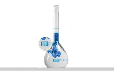 Мерные колбы Glassco с QR-кодом