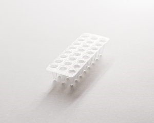 Планшеты для ПЦР, 24-лун., без юбки, стандартный профиль, прозрачные, полипропилен, 10 шт./уп., Sovtech