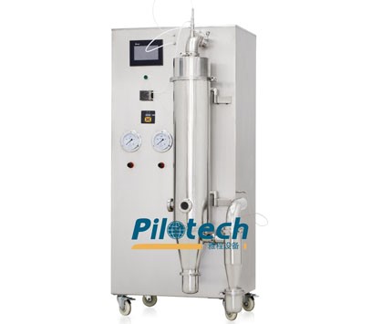 Сушилка распылительная, от 1 до 100 мкм, 4000 мл/ч, для водных растворов, YC-018, в работе, Pilotech