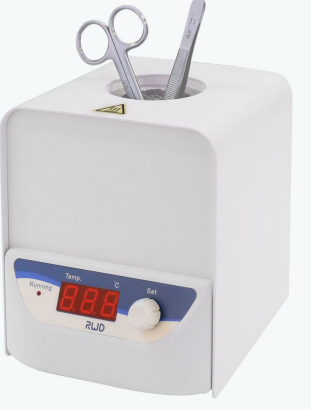 Стерилизатор электрический мелкого инструментария, нагрев стеклянными шариками, 40×140 мм, RS3002