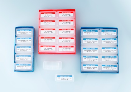 Стекло покровное, 22×32×0,13-0,16 мм, 100 шт/уп. Фото 2