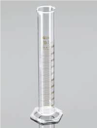 Цилиндр мерный, класс А, 2000,0 мл, ц.д. 20,0 мл, БС, градуировка, шестиугольное основание, 1 шт./уп., Glasscolab, Индия