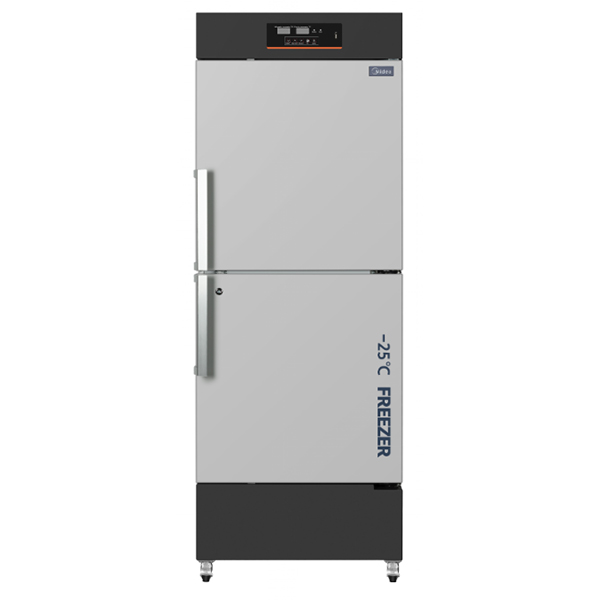 Холодильник-морозильник, 206/144 л, +2…+8/-10…-25 °C, вертикальный, MCD-25L350, Midea, Китай