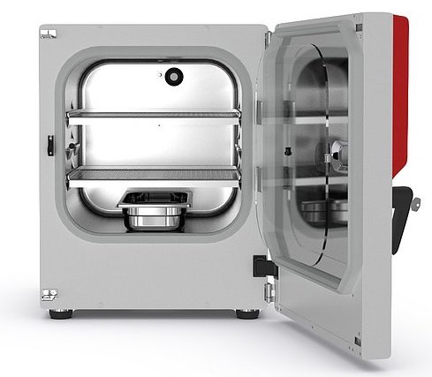 CO₂-инкубатор, 53 л, силиконовая рубашка, ИК-датчик стерилизуемый, стерилизация при 180 °С, регулятор О₂, СВ 53 Binder