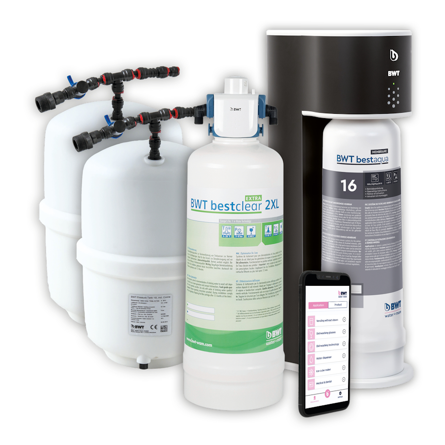 Диаэм предлагает высокопроизводительные системы очистки воды WT2 и WT3 компании BWT, Австрия.