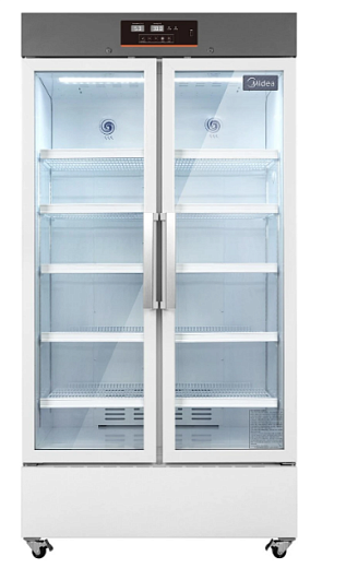 Холодильник +2…+8 °С, 756 л, две стеклянных двери, индикация влажности, MС-5L756, Midea