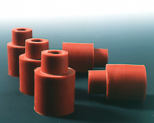 Пробка, натуральный каучук, красный, подворачивающаяся, Deutsch&Neumann