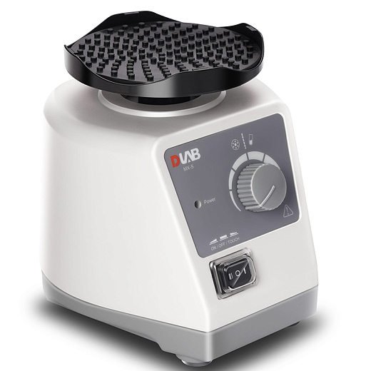 Вортекс 3 000 об/мин, амплитуда 4.0 мм, регулируемая скорость, сменные платформы, MX-S, с платформой для пробирок и небольших сосудов