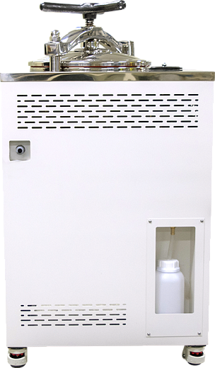 Автоклав вертикальный, 81 л, температура 121 °С, автоматический, механическая крышка, FW80, SE (вид сзади)