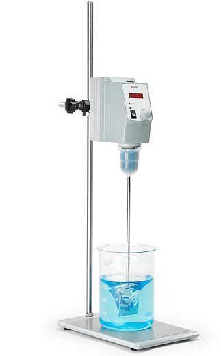 Мешалка верхнеприводная, до 40 л по воде, до 2200 об/мин, OS40-S, комплект OS40-S package, со штативом, DLab, Китай