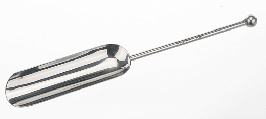 Совок для взвешивания с шариком, длина 200 мм, совок 70×31 мм, диаметр ручки 5 мм, нержавеющая сталь, тип 1, Bochem