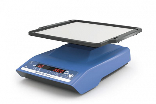 Шейкер, качающий, угол 0–15°, 5–80 об/мин, Rocker 2D digital