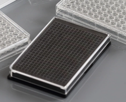 Планшеты культуральные 384-лун., поверхность ТС, плоскодонные, черные, стерильные Фото 3