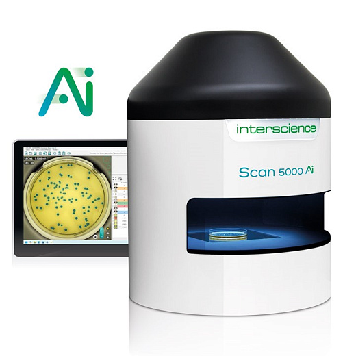 Счетчик колоний автоматический, цветной, размер колоний 0,03 мм, Scan 5000 АI, Interscience