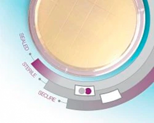 Контактные чашки Петри 90 мм с триптон-соевый агаром TSA агаром, с индикатором VHP, в тройной упаковке, Oxoid, 10 шт./уп., 10 уп./кор.