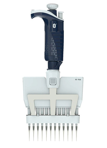Автоматическая пипетка механическая 10-100 мкл, 12-канальная, Pipetman M P12X100M, Gilson