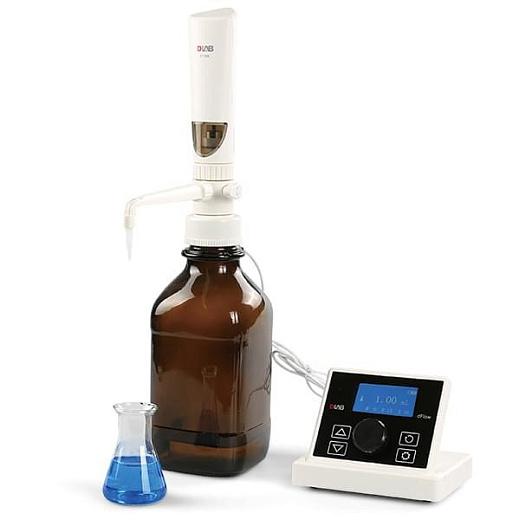 Бюретка полуавтоматическая цифровая, объём бюретки 10 мл, dFlow, DLab, Китай