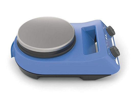 5019700 Мешалка магнитная, объём по воде 15 л, диаметр платформы 135 мм, нагрев до 320 °С, 2000 об/мин, RH basic, вид сбоку, IKA