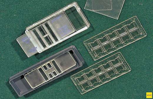 Камера Фукса-Розенталя, крупная сетка 4 х 4, мелкая 16 х 16