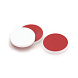 Септа 13 мм, силиконовая белая PTFE/Red, 1 мм, 100 шт./уп., Китай