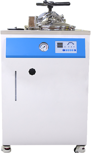 Автоклав вертикальный, 45 л, температура 121 °С, автоматический, механическая крышка, FW45, SE (вид спереди)