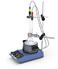 Мешалка магнитная, объём по воде 20 л, диаметр платформы 135 мм, нагрев до 340 °С, 50-1700 об/мин, RET control-visc, с штативом, IKA