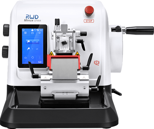 Микротом ротационный Minux S700A, (вид спереди), RWD