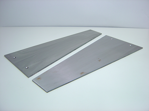 Пластины боковые для BB 200, сталь 1.0344, для измельчения без примеси тяжёлых металлов, 1 пара