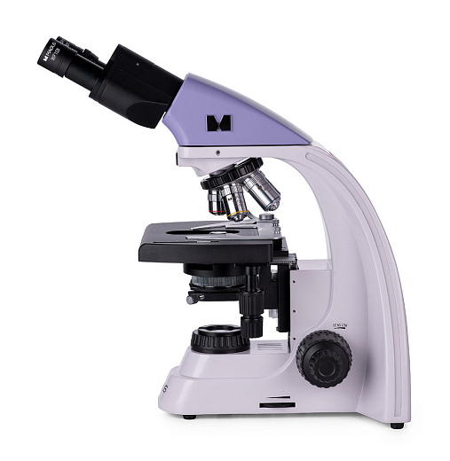 Микроскоп Magus Bio 230B, прямой, бинокуляр/тринокуляр, СП, Ахромат 4×, 10×, 40×, 100× МИ, Magus (вид сбоку)