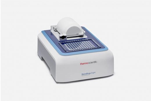 Спектрофотометр, 190-850 нм, от 1 мкл, 8-канальный, сканирующий, NanoDrop 8, Thermo FS (закрытый)