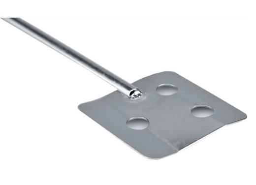 Перемешивающий элемент с плоской лопастью, с квадратной перфорированной лопастью