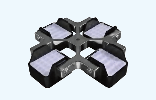 Адаптер для пробирок 1,5/2 мл, на 25 мест каждый, максимально 100×1,5 мл в роторе 4×500 мл, квадратный бакет, 4 шт., Shuke, Китай