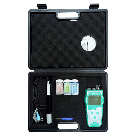 рН-метр, 0-14±0,01, портативный, электрод LabSen 333, PH231WW, серия 230, для сточной воды, с кейсом, Apera Instruments