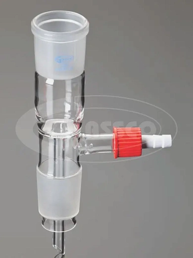 Адаптер с вакуумным присоединением и переходником с винтовой резьбой, Glassco