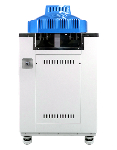 Автоклав вертикальный, 81 л, температура 121-135 °С, автоматический, AD80, SE (вид сзади)