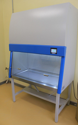 Бокс (шкаф) биологической безопасности, класс II (тип A2), вертикальный поток, ширина рабочей поверхности 90 см,  ВА safe-0,9 с подставкой, Белаквилон