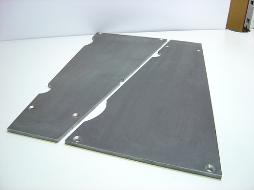 Пластины боковые для BB 300, сталь 1.0344, для измельчения без примеси тяжёлых металлов, 1 пара