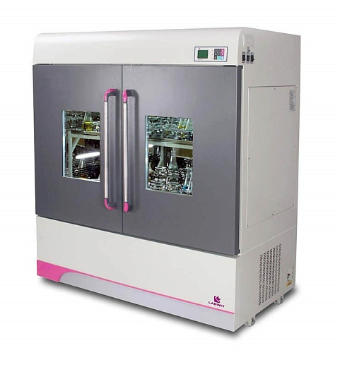 Шейкер-инкубатор двухуровневый, 330 л, ампл. 26 мм, 30-300 об/мин, от +4 до +60°С, платформа 734×458 мм, ZWY-2102, Labwit