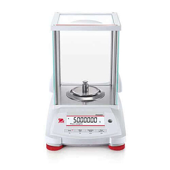 Весы аналитические, 120 г/ 0,1 мг, внешняя калибровка, Pioneer PX124ZH/E, с поверкой, фронт