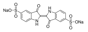 Индигокармин, сод. красящего в-ва 88,12%, C.I 73015, Импорт