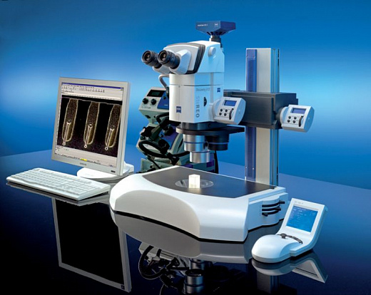 Микроскоп стерео, до 312 х, по схеме Аббе, SteReo Discovery V12