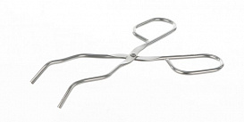 Щипцы тигельные с насечкой, нержавеющая сталь 18/10 E-Poli, d 40 мм, длина 600 мм, 1 шт.