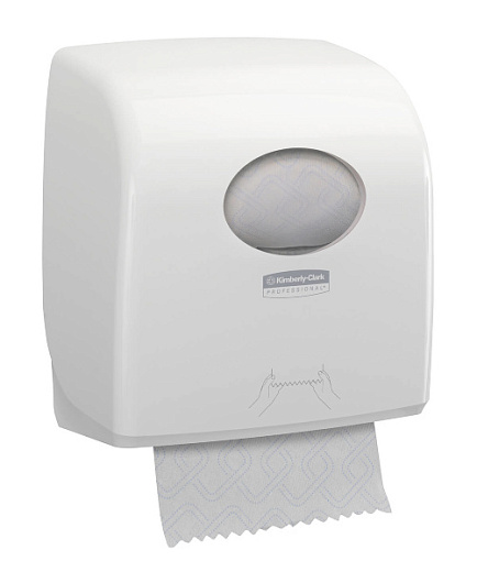 Диспенсер для рулонных полотенец Aquarius Slimroll, настенный, белый, Kimberly-Clark 
