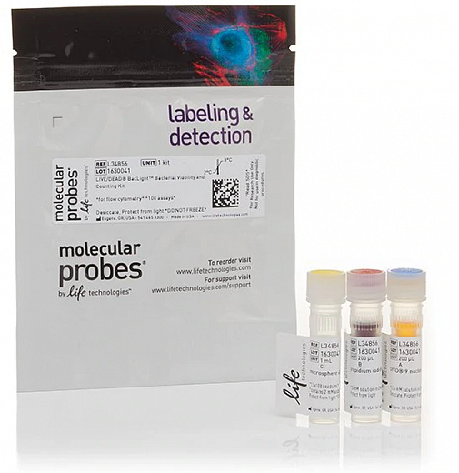 Набор для определения концентрации и жизнеспособности бактерий LIVE/DEAD BacLight Фото 1