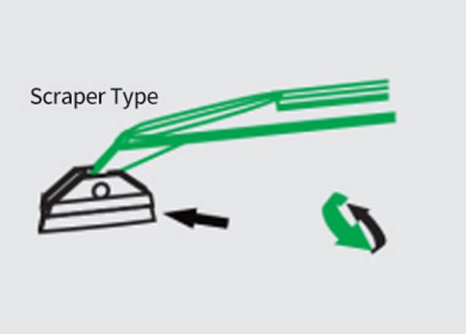 Скребок для клеток, лезвие 3 см, рукоятка 39 см, стерильный, ТПЭ/АБС, инд., упак., 100 шт./кор.