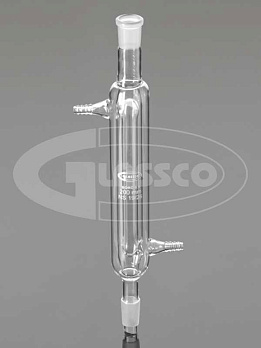 Холодильник прямой, двойной, L 200 мм, керн 24/29, муфта 24/29, Glassco