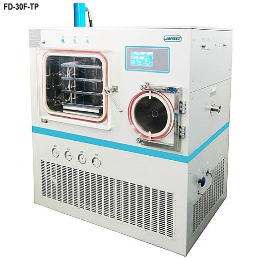 Лиофильная сушилка, до – 50 °С / – 75 °С, 50 л, 8 л/сутки, напольная, камера c системой укупорки FD-30F- TP, Labfreez