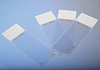 Стекло предметное, 25×75×1 мм, шлиф. кр. 90°, с адгезивным покрытием Superfrost Plus Gold, белое поле для маркировки, 72 шт/уп. Фото 1