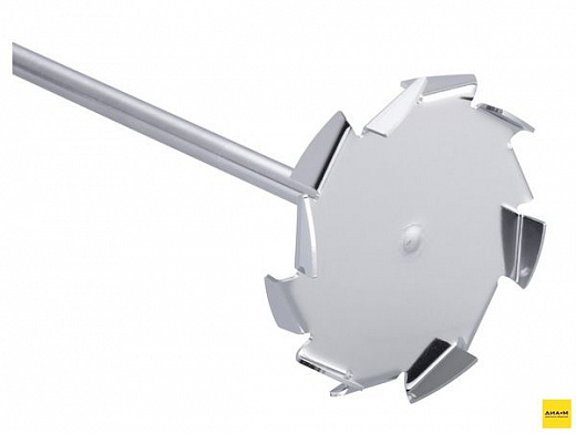 Перемешивающий элемент турбинный, d 100 мм, длина 350 мм, нержавеющая сталь, R 1302